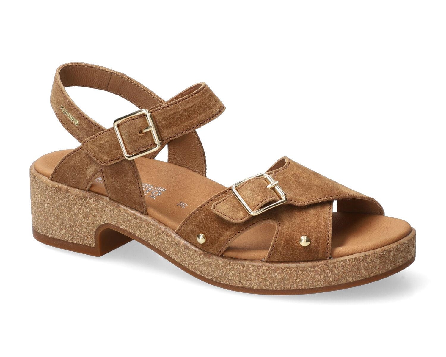 sandales femme modèle Fedora Marron tobacco - Mephisto